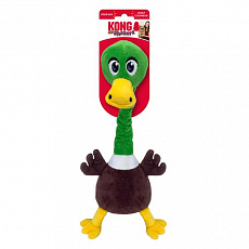 Hračka Kong Dog Shakers Bobz Mallard kačica s pískatkom polyester M
