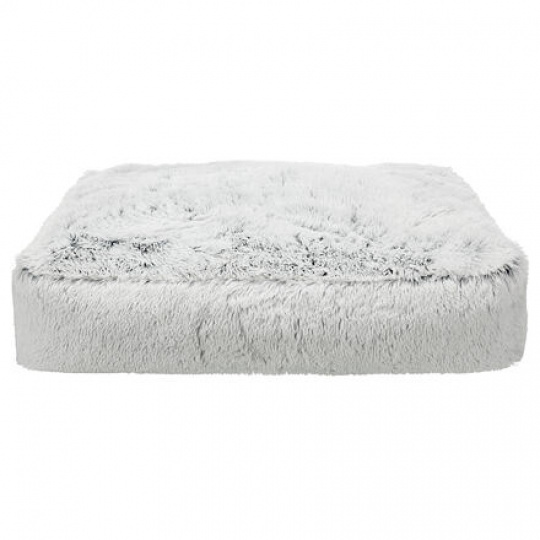 Vysoký vankúš HARVEY obdĺžnik 100 x 70cm, hebký poťah s dlhým vlasom, biela/čierna Vysoký vankúš HARVEY obdĺžnik 100 x 70cm, hebký poťah s dlhým vlasom, biela/čierna