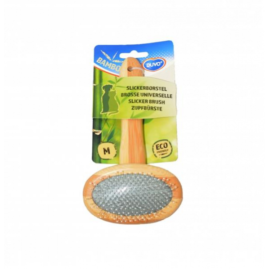 Hrebeň DUVO+ uhladzovač kefa bambus Medium 18 x 10 cm Hrebeň DUVO+ uhladzovač kefa bambus Medium 18 x 10 cm