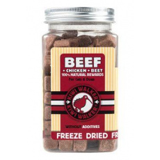 Pochúťka mrazom sušené kuracie, hovädzie, repa 90g Kiwi