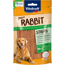 VITAKRAFT Pure Rabbit Strips - pamlsek pro psa - 80 g