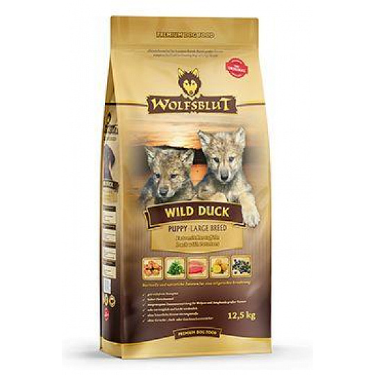 Wolfsblut Dog Puppy Large Breed Wild Duck 12,5kg