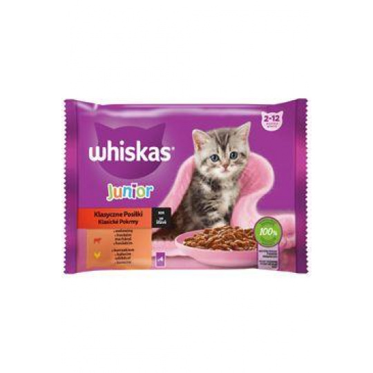 Whiskas kaps. Core Junior klas.výber v šťave 4x85g Whiskas kaps. Core Junior klas.výber v šťave 4x85g