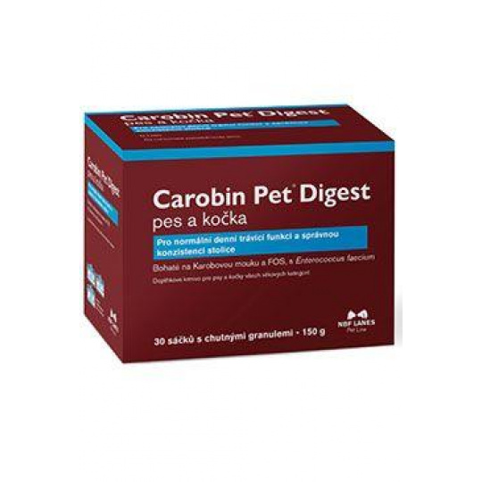 Carobin Pet Digest pre psy a mačky 30 vrecúšok/150g Carobin Pet Digest pre psy a mačky 30 vrecúšok/150g