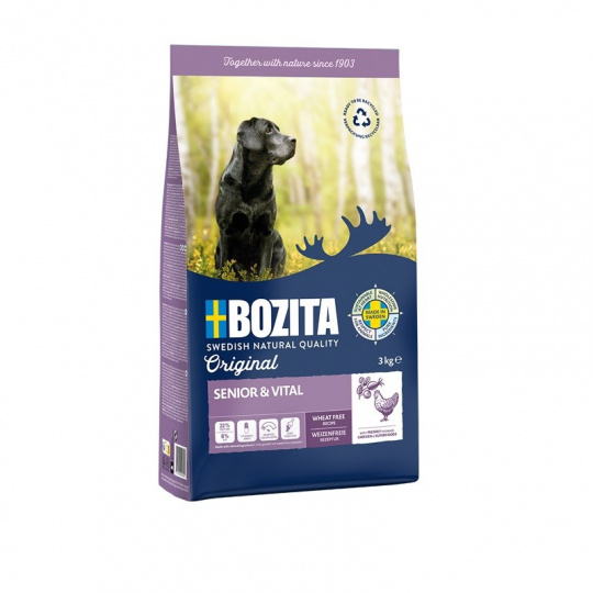 BOZITA Original Senior & Vital Chicken - suché krmivo pro psy - 3kg