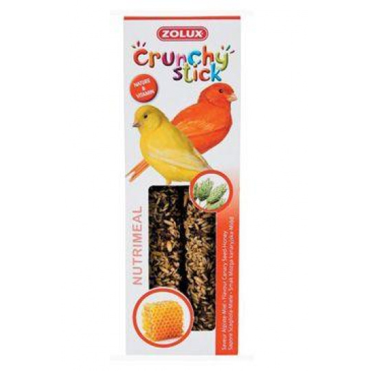 Crunchy Stick Canary Zrno/Med 2ks Zolux Crunchy Stick Canary Zrno/Med 2ks Zolux