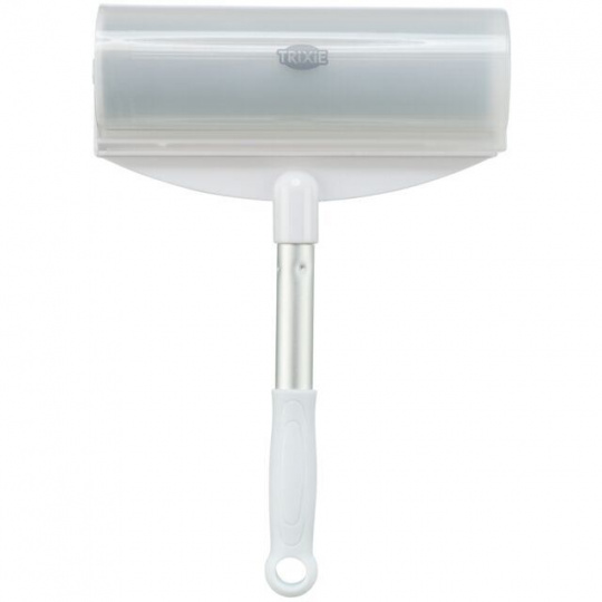 XXL valček na odstránenie chlpov z textilu 20 × 30 cm, silikón, biela/sivá