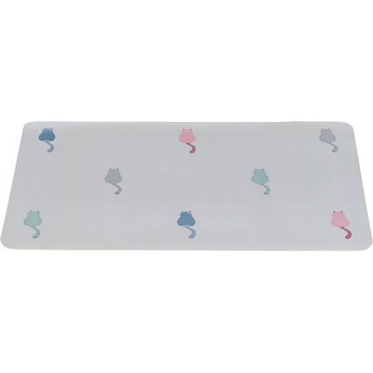 Prestieranie pod misky Lilly, 44 x 28 cm, sivá Prestieranie pod misky Lilly, 44 x 28 cm, sivá