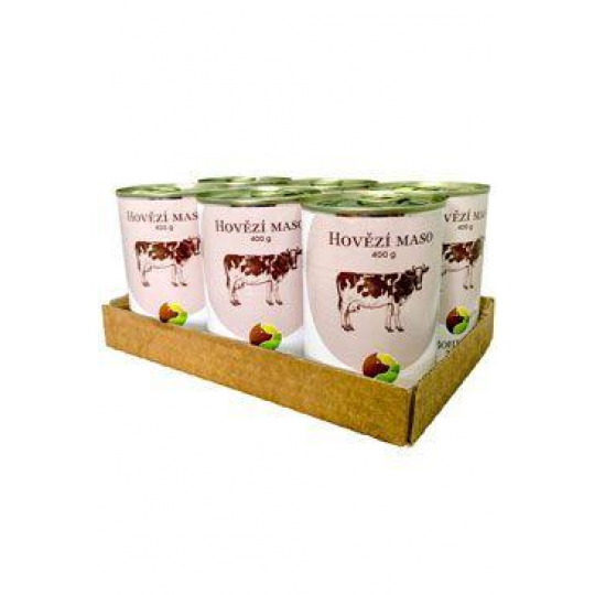 BOHEMIA MASO Hovädzie vo vlastnej šťave SIX PACK 6x400g BOHEMIA MASO Hovädzie vo vlastnej šťave SIX PACK 6x400g