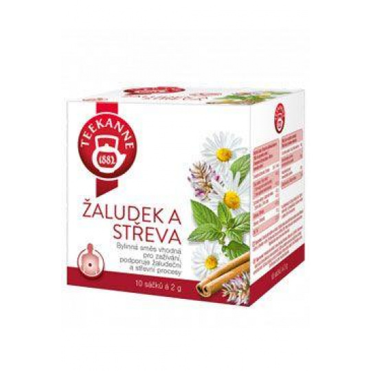 Čaj Teekanne Žalúdok a črevá 10x2g Čaj Teekanne Žalúdok a črevá 10x2g