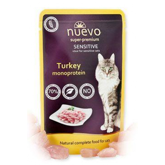 Nuevo mačka kapsička Sensitive Morčacie Monoproteín 85g Nuevo mačka kapsička Sensitive Morčacie Monoproteín 85g