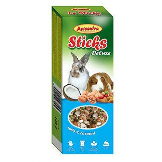 Avicentra tyčinky veľký hlodavec - orech+kokos 2ks