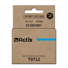 Actis Inkoust KE-712 (náhradní inkoust Epson T0712, T0892, T1002; standardní; 13,5 ml; modrý)