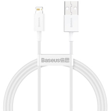 Baseus CALYS-A02 kabel k mobilnímu telefonu Bílá 1 m USB A Lightning