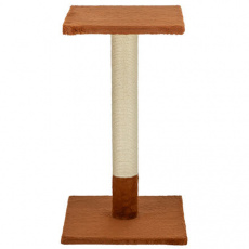 Škrabací stĺpik BEANA, 69 cm, králičí plyš, hrdzavá - LIMITOVANÁ PONUKA