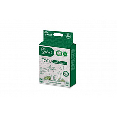 Podstielka pre mačky Velvet Paw Tofu upokojujúca čistota s esenciou lesnej zelene 6 l