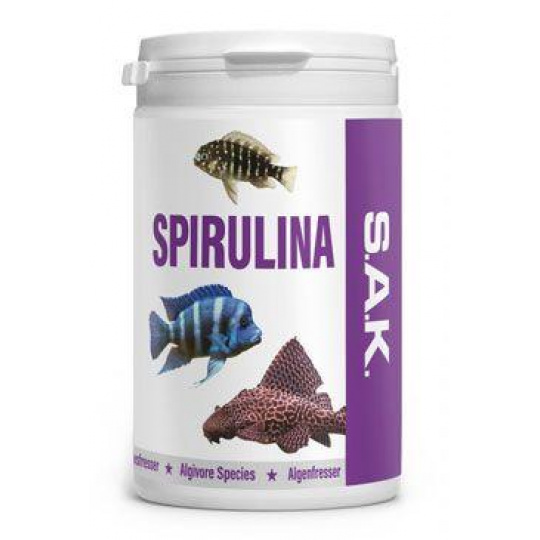 S.A.K. Spirulina 185 g (1000 ml) vločky S.A.K. Spirulina 185 g (1000 ml) vločky