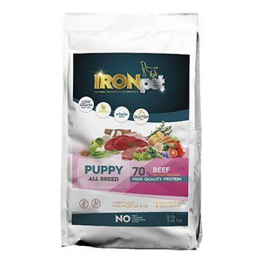 IRONpet Dog Puppy All Breed Beef 12kg IRONpet Dog Puppy All Breed Beef 12kg