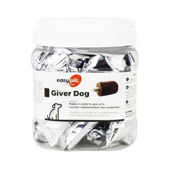 Easypill Giver Dog 400g /priehľadná dóza Easypill Giver Dog 400g /priehľadná dóza