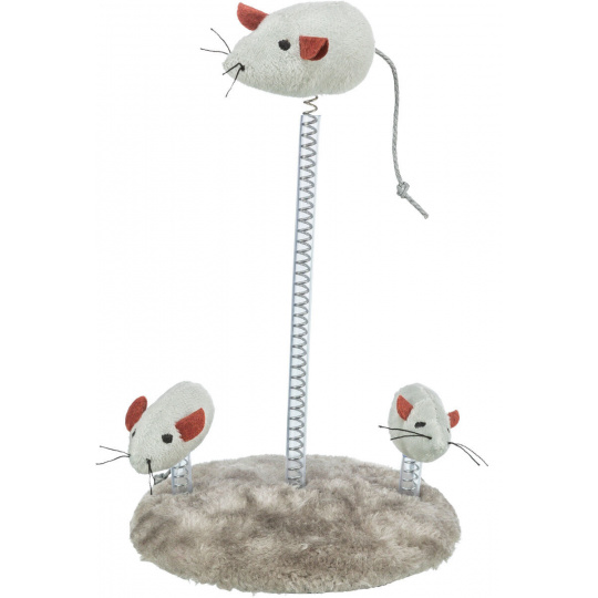 Myšia rodinka na pružine 15 x 22 cm Myšia rodinka na pružine 15 x 22 cm