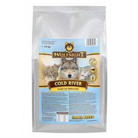 Wolfsblut Dog Small Breed Cold River 7,5kg Wolfsblut Dog Small Breed Cold River 7,5kg