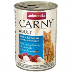 ANIMONDA konzerva CARNY Adult -hovädzie, treska, petržlen 400g