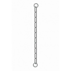 Obojek kovový stahovák dlouhá oka 1-řadý 50cm