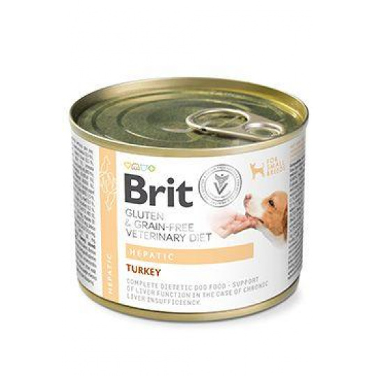 Brit VD Dog GF konz Hepatic 200g Brit VD Dog GF konz Hepatic 200g