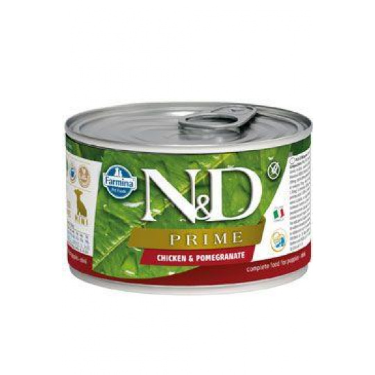 N&D DOG PRIME Puppy Chicken & Pomegranate Mini 140g N&D DOG PRIME Puppy Chicken & Pomegranate Mini 140g