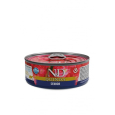 Farmina N&D cat QUINOA senior lamb konzerva 80 g