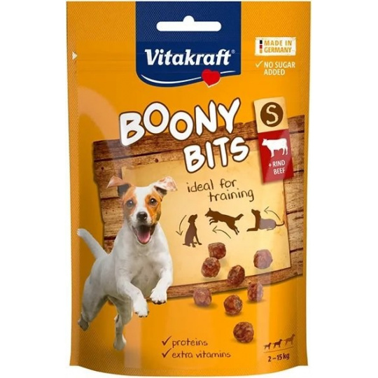 VITAKRAFT Boony Bits s hovězím S - pochoutka pro psy - 90g