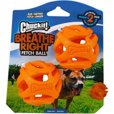 CHUCKIT BREATHE RIGHT Aportovací míč průměr Aranžmá 6,5 cm Vel. M 2 kusů Oranžová