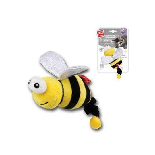 Hračka mačka GiGwi Vibr. Running Včela žltá+catnip Hračka mačka GiGwi Vibr. Running Včela žltá+catnip
