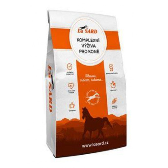 Krmivo pre kone LaSARD Ryžové otruby 17kg