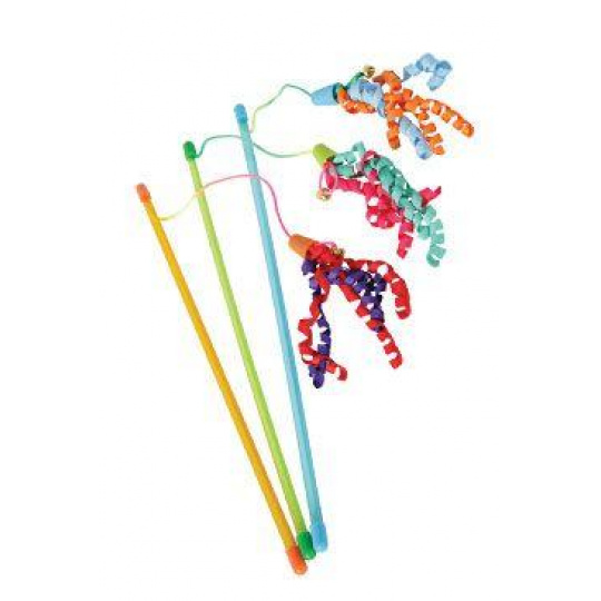 Hračka mačka udica Ribbon fishing mix farieb Zolux Hračka mačka udica Ribbon fishing mix farieb Zolux