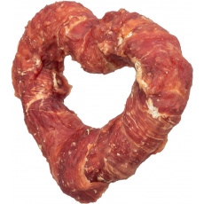 DentaFun Heart, byvolie srdce s kačacím mäsom [50 ks], 8 cm / 40 g