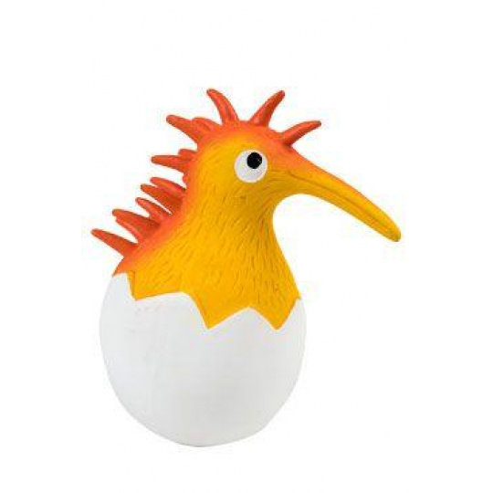 Hračka pes BABY latex, pískacia, oranžová 12cm Kiwi Hračka pes BABY latex, pískacia, oranžová 12cm Kiwi