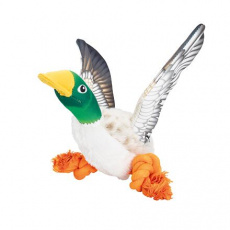 Divá kačica na lane HipHop Dog, 26 cm, robustná hračka pre psov