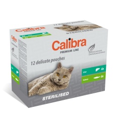 Calibra KAPSIČKA Sterilised Cat  Multipack 12 x 100 g  