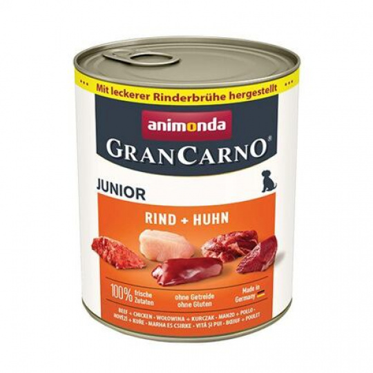 GRANCARNO JUNIOR - hovädzie, kuracie 800g GRANCARNO JUNIOR - hovädzie, kuracie 800g