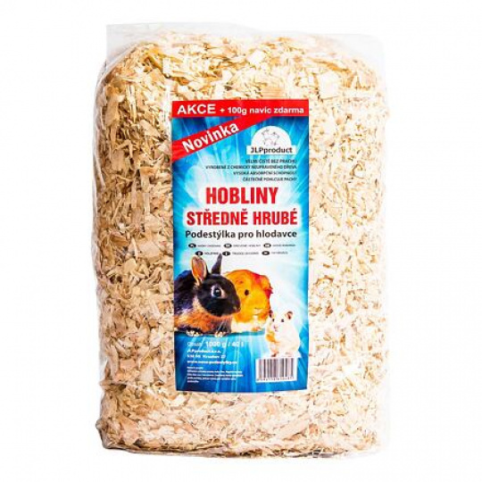 Hoblinová podstielka stredne hrubá 1 kg