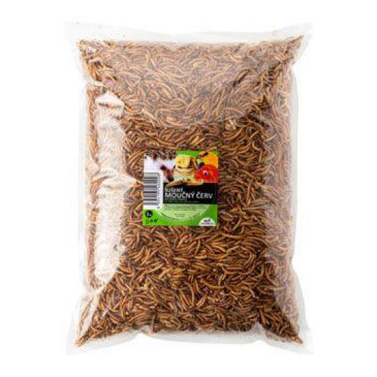 UGF sušený múčny červ 1kg UGF sušený múčny červ 1kg