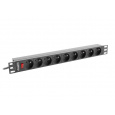 NAPÁJECÍ LIŠTA LANBERG 19" RACK (1U, 16A, 9X 230V PL)