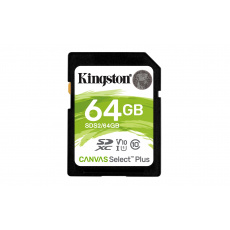 Kingston Technology Canvas Select Plus 64 GB SDXC UHS-I Třída 10