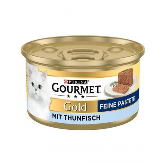 Nestlé GOURMET GOLD cat tuniak paštéta konz.12x85 g