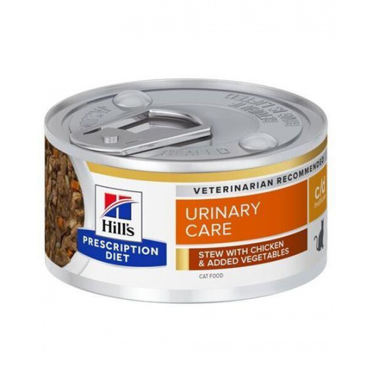 HILLS Diet Feline Stew c/d Multicare s kuracím mäsom a zeleninou konzerva NEW 82 g HILLS Diet Feline Stew c/d Multicare s kuracím mäsom a zeleninou konzerva NEW 82 g