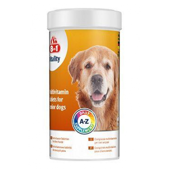 Vitality Multivitamín 8v1 pre starších psov 70tbl