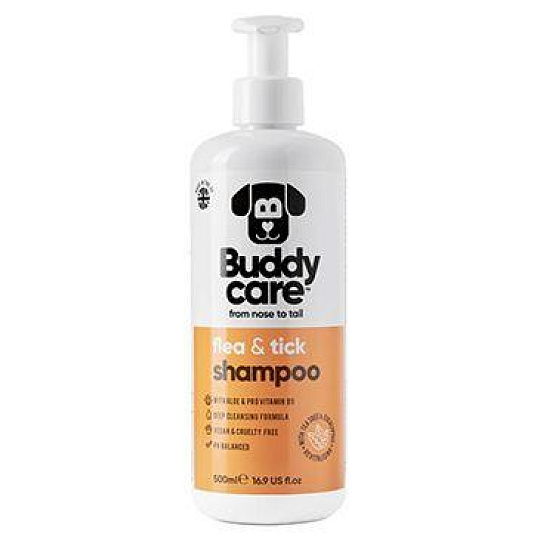 Šampón pre psy Buddycare Flea&Tick 500ml Šampón pre psy Buddycare Flea&Tick 500ml