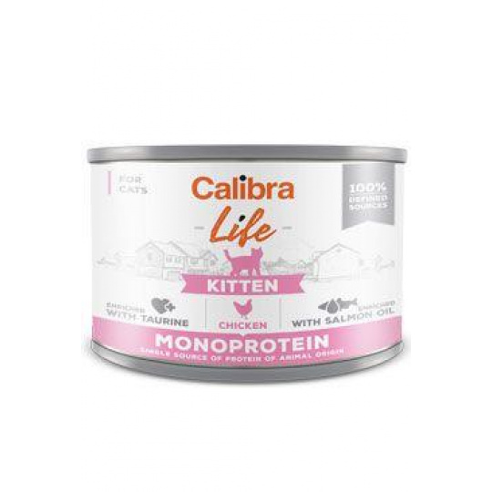 Calibra Cat Life konz.Kitten Chicken 200g Calibra Cat Life konz.Kitten Chicken 200g