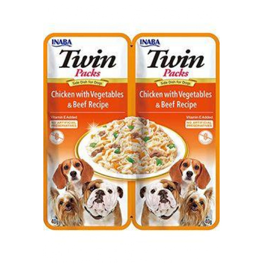 Churu Dog Twin Packs Chick&Veg.&Beef in Broth 2x40g Churu Dog Twin Packs Chick&Veg.&Beef in Broth 2x40g
